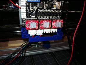 cnc router fan mount machine tools 3d print model - Mito3D