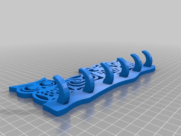 mur détenteur de la clé - des hiboux Les imprimantes 3d 3D print model - Mito3D
