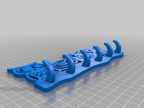 wall key holder - owls 3d printers 3d print model - Mito3D