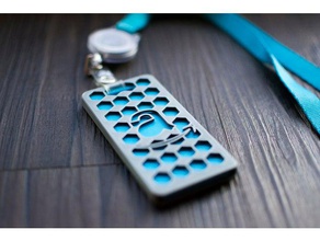 amazon distintivo della copertura di caso accessori badge porta casi copre 3d print model - Mito3D