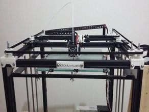 tronxy x5s - upgrade kit separated repositioned x y axis pulleys 3d printer parts 3d print model - Mito3D