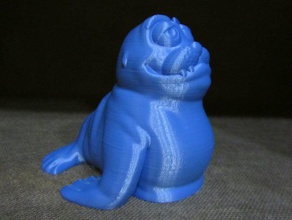 fluke easy print no support models animal cartoon disney pixar figure finding dory nemo model sculpture sea lion supportless 3d print model - Mito3D