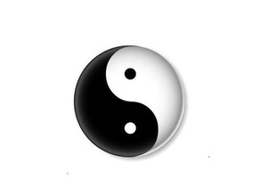logo yin yang signs & logos peace roleplaying symbol tao ying yinyan yinyang yan 3d print model - Mito3D