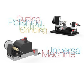 macchina universale mini tornio hobby 3d print model - Mito3D