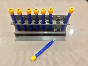 screwdriver holder - support pour tournevis pr cision c ramique tool holders & boxes 3d print model - Mito3D