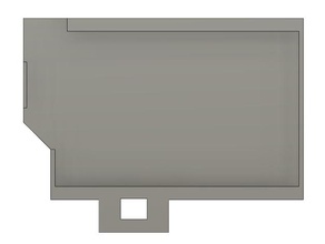 hp microserver gen8 tek ssd adaptör bilgisayar bağdaştırıcı garip kurulacağını 3d print model - Mito3D