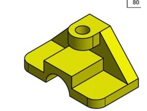 triangle jaune 3d printing 3d print model - Mito3D