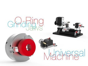 o-ring grinding jaws mini lathe hobby 3d print model - Mito3D
