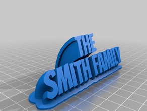 smith ailesi ofis özelleştirilmiş 3d print model - Mito3D