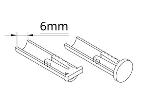 rod pins Teile 6mm 8mm pin 3d print model - Mito3D