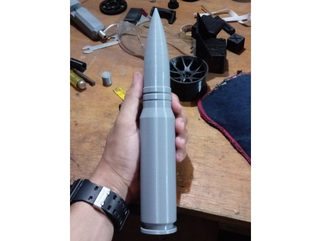 bala de a-10 thunderbolt A impressão 3d 3D print model - Mito3D