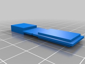 flash-Laufwerk-Brett usb-stick 3d print model - Mito3D