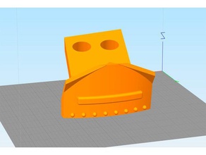 massiccia di ferro gigante petto schiena modello robot 3d print model - Mito3D