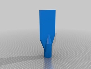 vacío herramienta de ancho fuentes la casa personalizado 3d print model - Mito3D