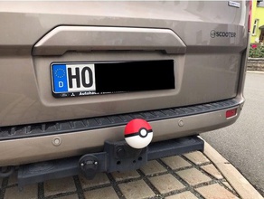 pokemon pokeball f r die anh ngerkupplung de l'automobile dovahkiin aimant aller yamaha 3d print model - Mito3D