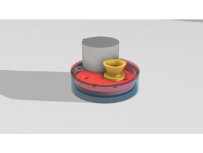 automatic fish feeder pets 3d print model - Mito3D