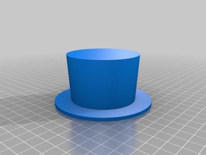 my customized top hat octopus - accessories 3d print model - Mito3D