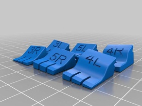 facelifted de los riñones la parrilla clips bmw e46 automoción 3d print model - Mito3D