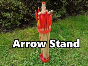 arrow holder sport & outdoors stand upcycle upcycling 3d print model - Mito3D