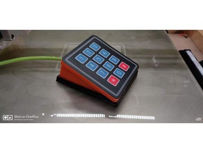 3x4 4x4 teclado controlador octoprint Impressora 3d acessórios o controle membrana de movimento webcam taz 3d print model - Mito3D