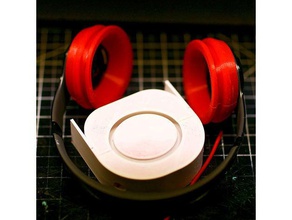 headphone cushion mold beats headphones 3d print model - Mito3D