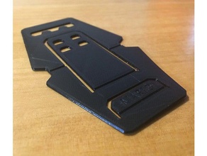 ince cüzdan boyutu akıllı telefon standı cep telefonu kart iphone dur 3d print model - Mito3D