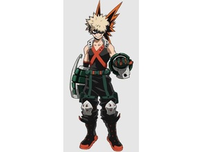 bakugou katsuki cosplay accessoires armure de jeu bakugo bnha boku no hero academia accessoire prop arme le héros myheroacademia 3d print model - Mito3D