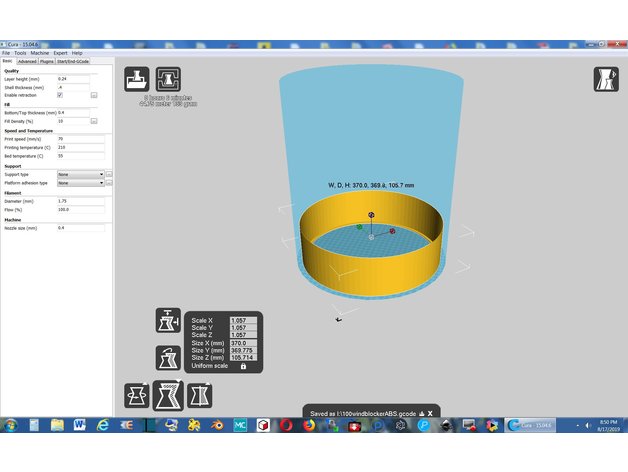 anycubic prédateur windblocker Imprimante 3d accessoires 3D print model - Mito3D