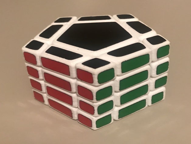 4-Schicht-pentagon-PRISMA puzzle Rätsel cube rubik rubik-Würfel mod rubik-Würfel-puzzle ' s twisty 3D print model - Mito3D