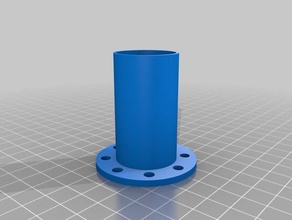 pvc pipe stand art fitting support 3d print model - Mito3D