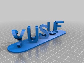 yusuf shaji Schilder & logos kundengebundene 3d print model - Mito3D