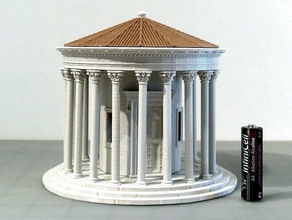 otro templo romano las estructuras de edificios 3d print model - Mito3D