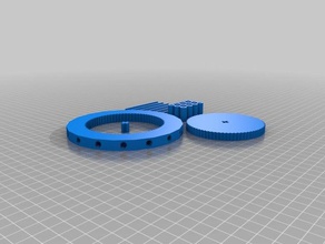 2 engrenagens de eixos & marceneiros A impressão 3d 3d print model - Mito3D
