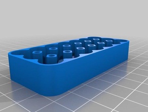 caixa de bateria 1100 7x3 12 12mm recipientes personalizado 3d print model - Mito3D