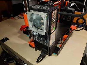 prusa fan bracket power supply 3d printer parts printing original i3 mk3 mk2 3d print model - Mito3D