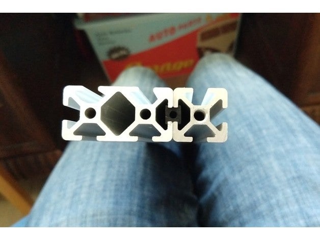 profilverbinder le bricolage 20x20 l'extrusion d'aluminium 3D print model - Mito3D