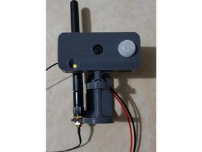 kamera mount 360 arduino esp32-cam pır sensör v3 monte edin 3d print model - Mito3D