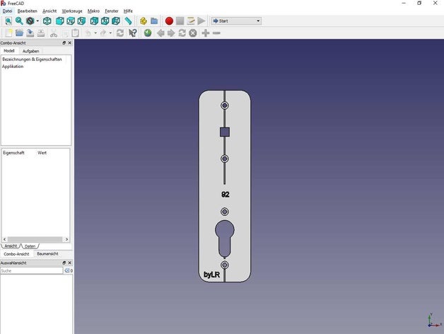 bohrschablone des outils à main 3D print model - Mito3D
