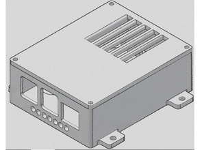 raspi 4 caso la electrónica el ventilador raspberry pi 3d print model - Mito3D