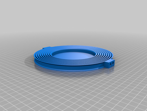 circular collapsible bowl basket organization 3d print model - Mito3D