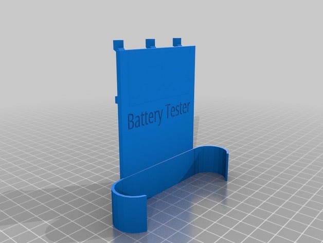 battery tester holder 3d printing 3D print model - Mito3D
