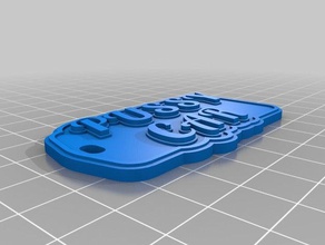 my customized multiline tag keychain keychains 3d print model - Mito3D