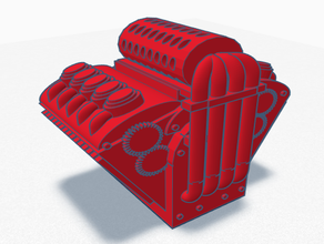 28mm engine 3d printing 3d print model - Mito3D