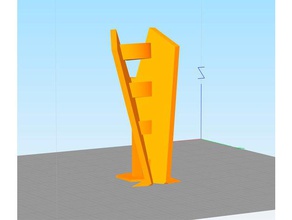 massiccia di ferro gigante della colonna vertebrale supporto per la stampa modello robot 3d print model - Mito3D