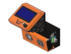 ramps 14 lcd case parts holder mount box enclosure 3d print model - Mito3D