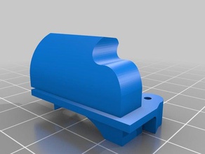 jg maker magic fan duct 3d printer parts designer fusion360 jgmaker pla supports 3d print model - Mito3D
