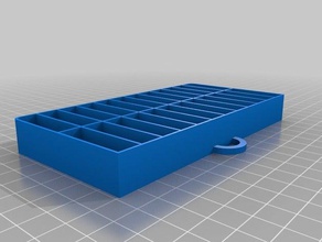 12x2 drawers resistors organization customized 3d print model - Mito3D