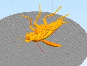 radroach criaturas criatura fallout 4 mutante roach 3d print model - Mito3D