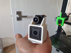 gopro session foxeer hs1177 combo mount r c vehicles 3d print model - Mito3D