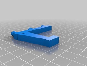étagère u crochet de 6 mm trou 38 peg longueur 105 largeur l'organisation personnalisé 3d print model - Mito3D